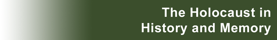 The Holocaust in History and Memorial Journal logo linked to home page.