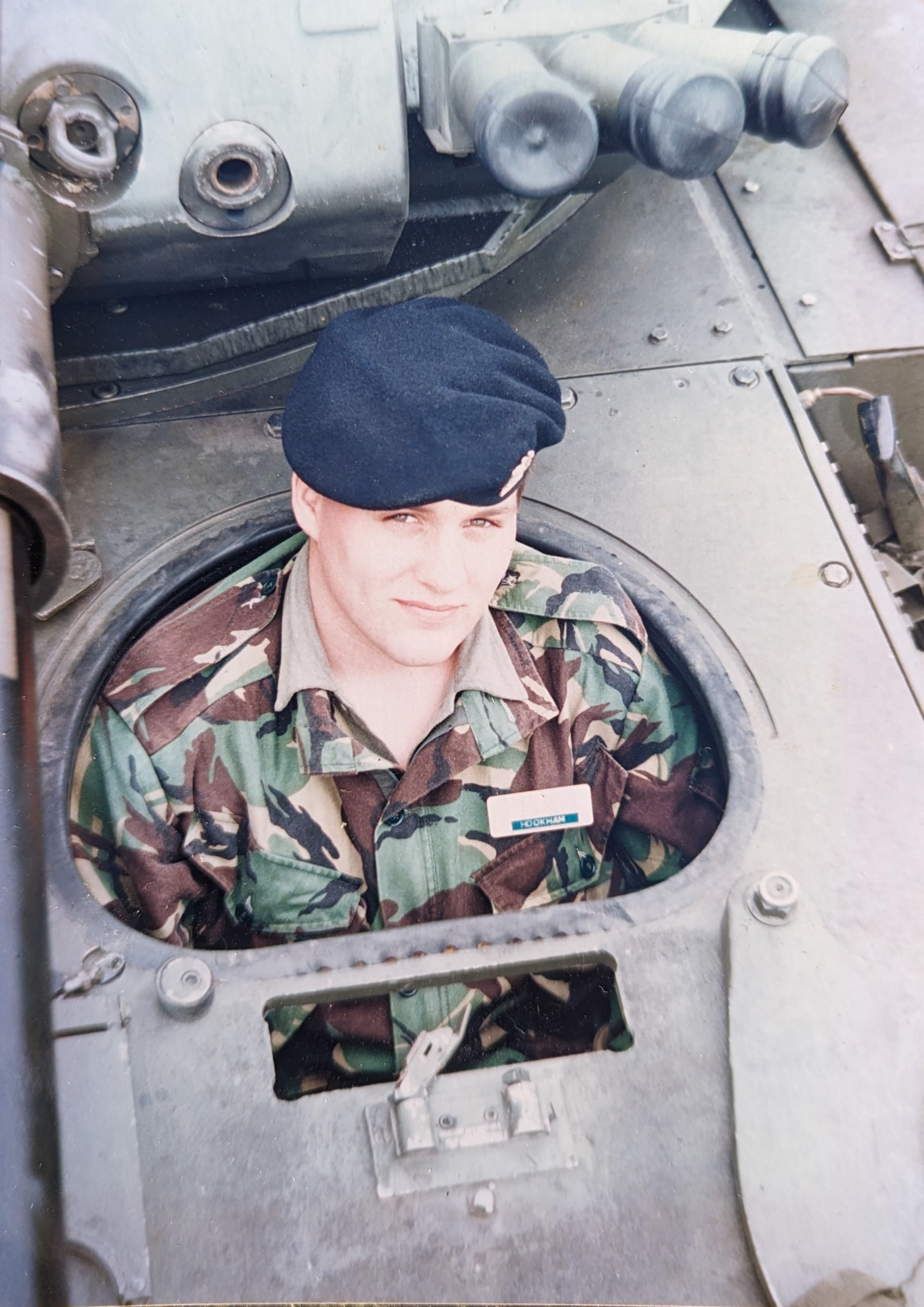 Photographed - Steven Hookham veteran and volunteer who credits the project with helping treat his PTSD