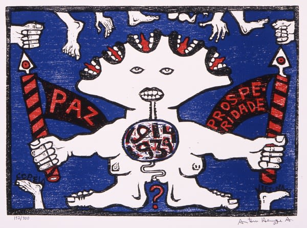 Personagem contemporaneo O meu e o seu: impressões de nosso tempo by Antonio Henrique Amaral.