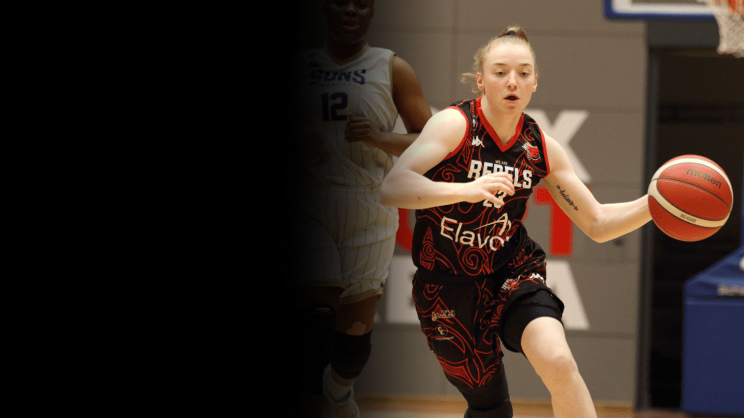 Member of the Essex Rebels Women's basketball team