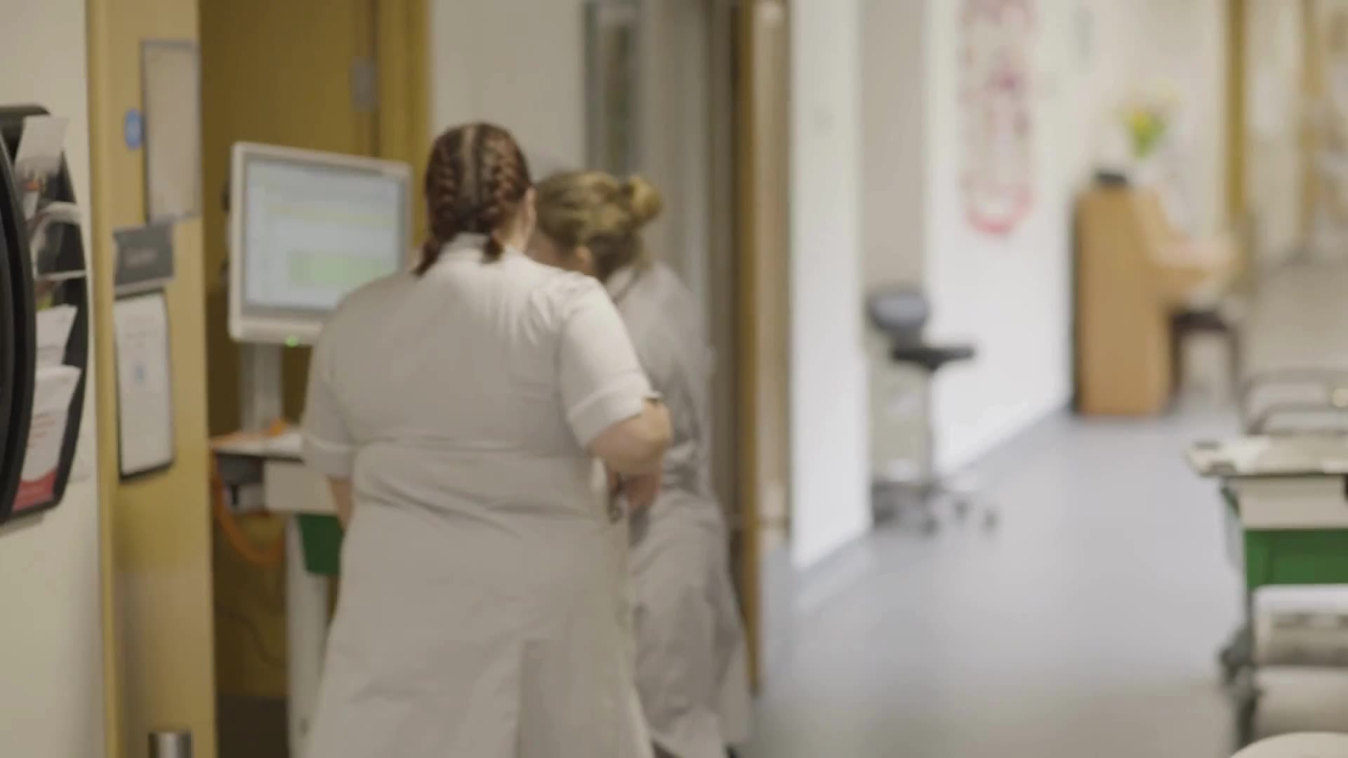 Nurses at a hospital