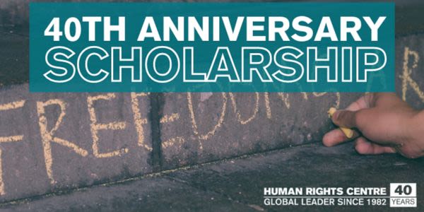 A hand writing a human right