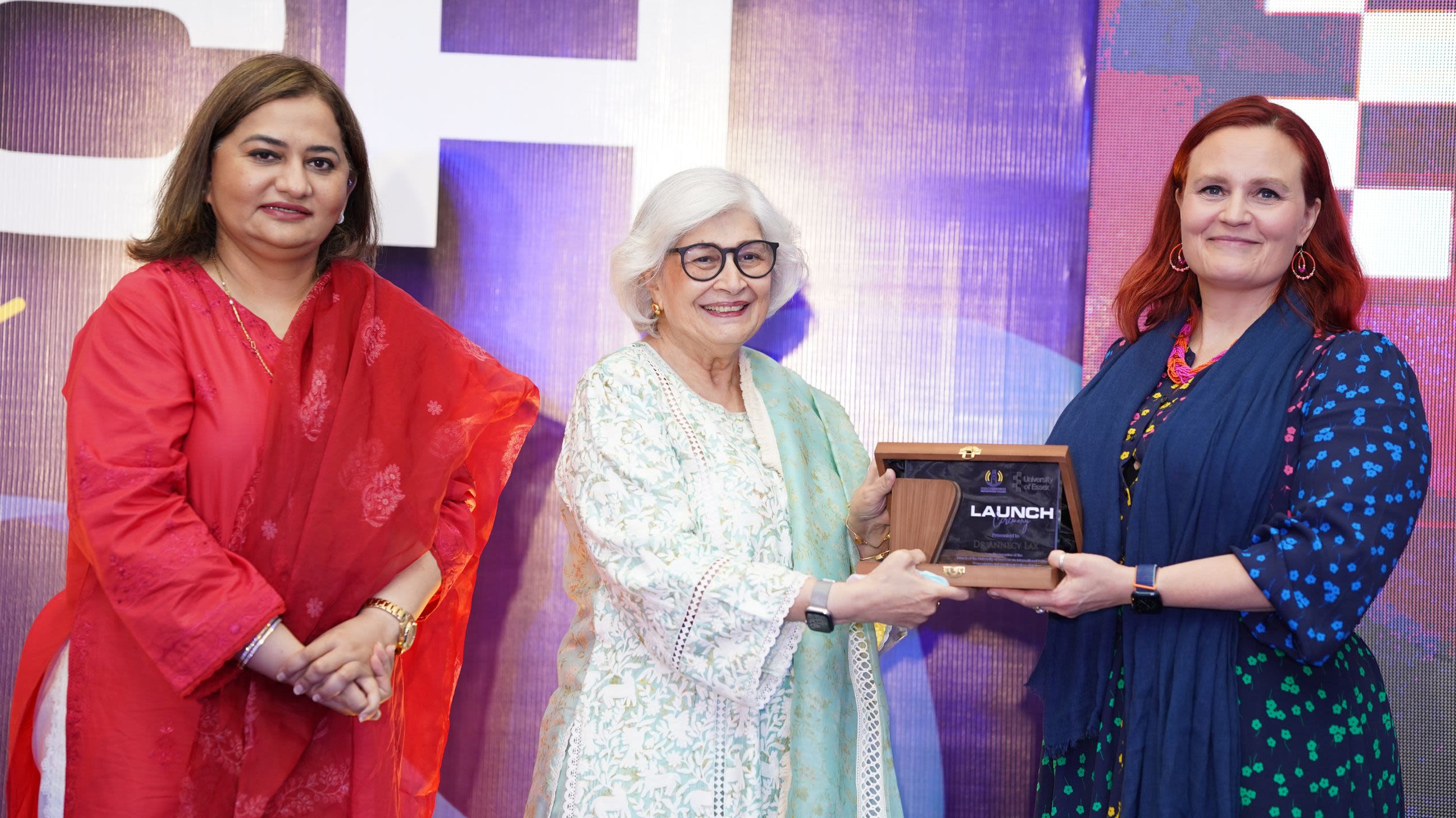 a Cassim,  Country Operations Head at Beaconhouse International College, Nasreen Mahmud Kasuri, Chairperson and Founder of Beaconhouse and Dr Annecy Lax, Dean of Partnerships (Education) at the University of Essex.