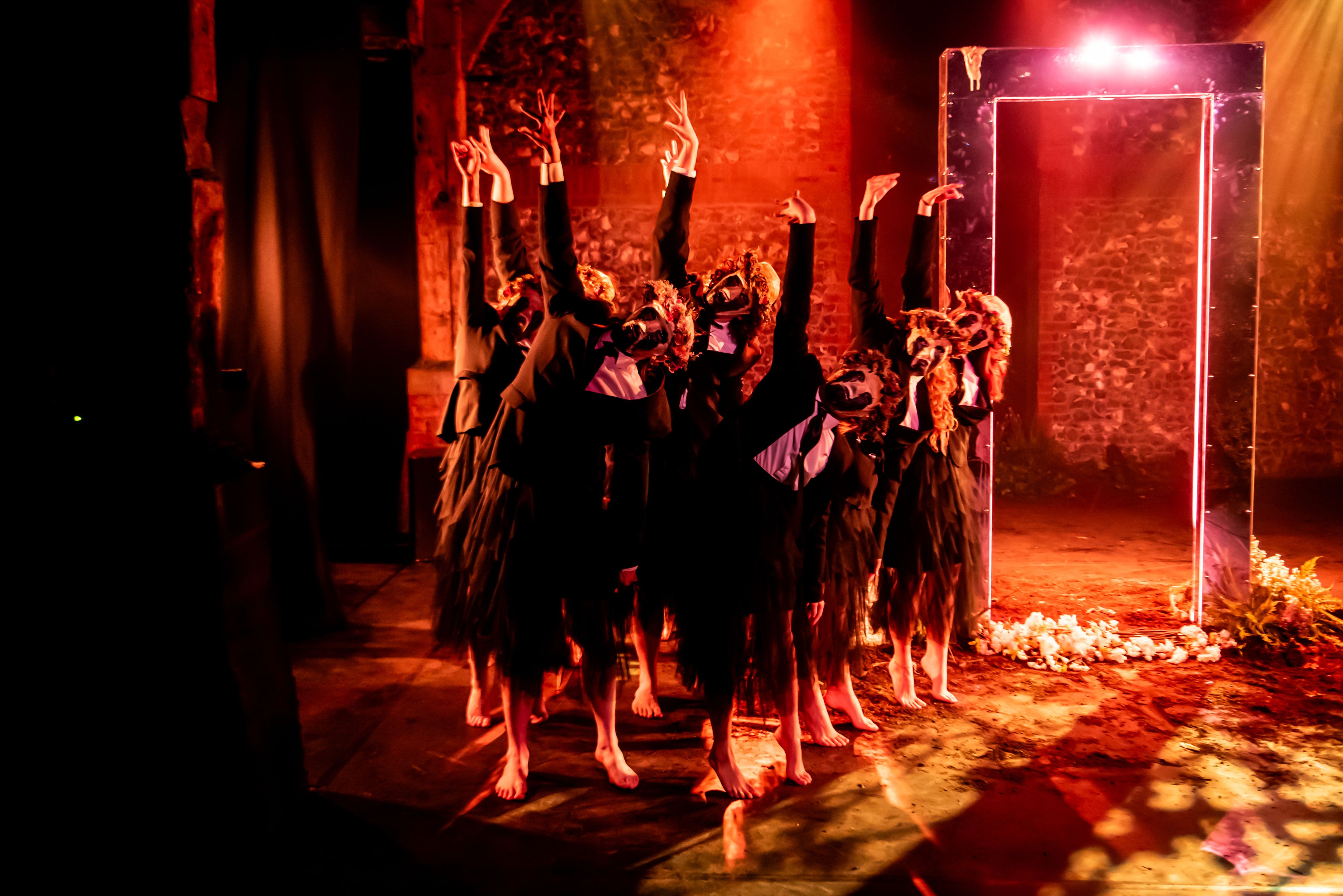 BA Acting and Contemporary Theatre student production Green Satanic Thrills, picture courtesy of Lidia Crisafulli