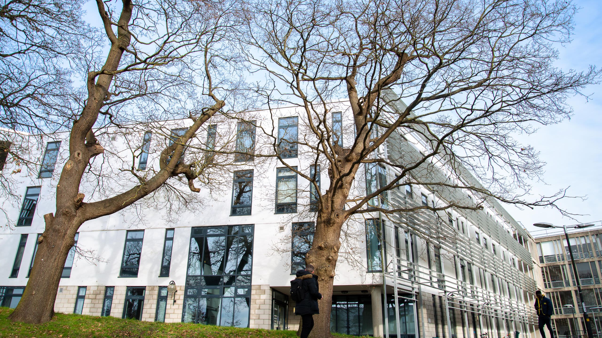 The outside of the building housing the Institute for Social and Economic Research