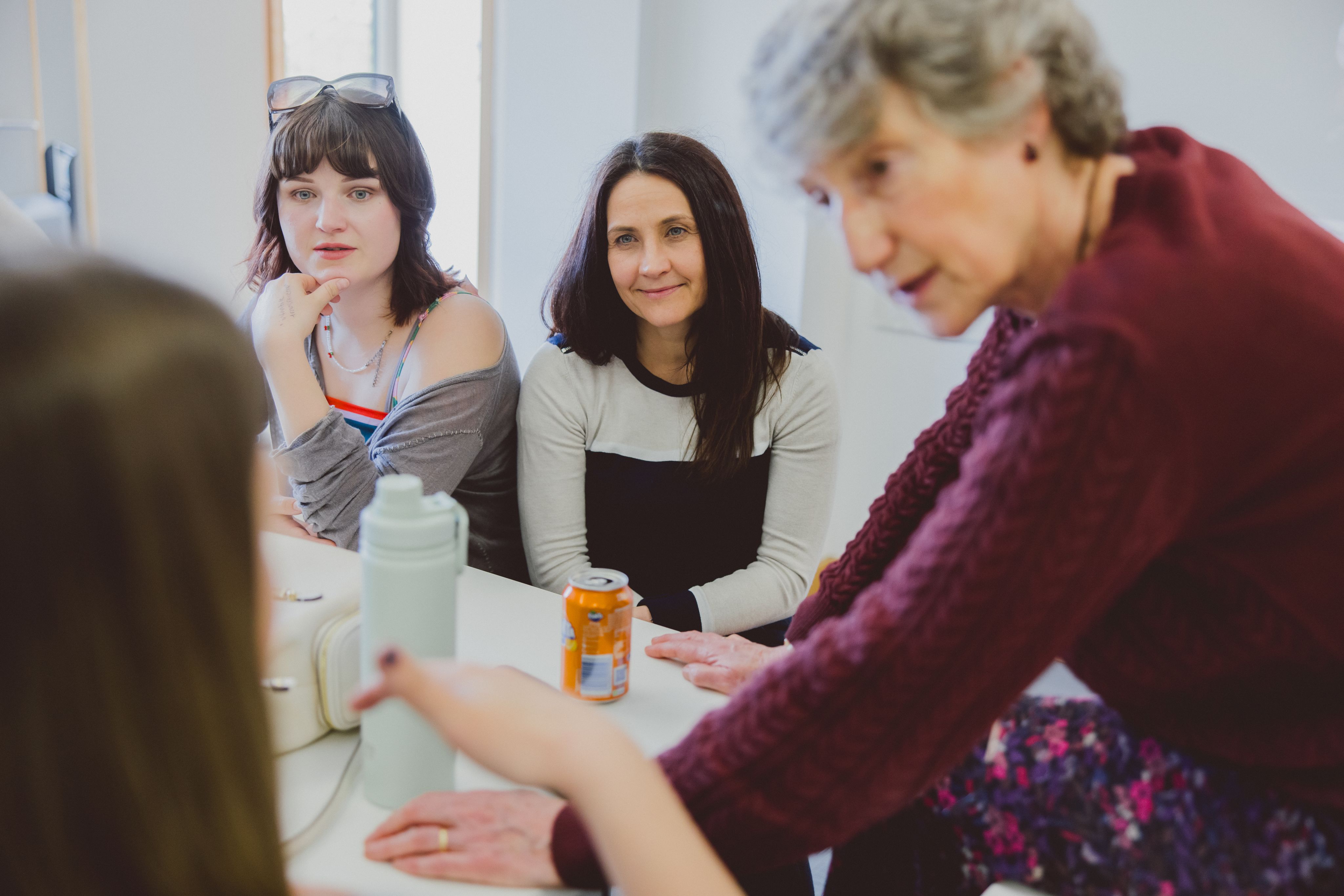 Students having discussion