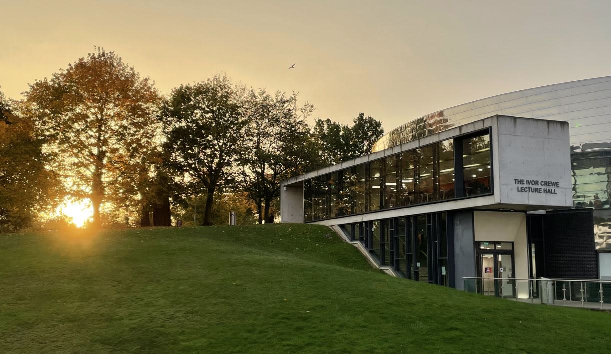 Sunrise at the Ivor Crewe Lecture Hall