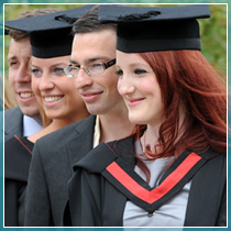 Students celebrate graduation at the University of Essex