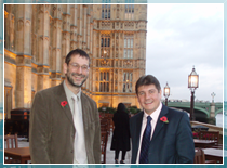 Professor Chris Cooper and Stephen Metcalfe MP