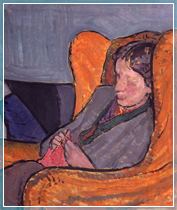 Virginia Woolf by Vanessa Bell, courtesy of the National Portrait Gallery