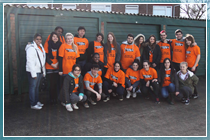 A group of University of Essex Volunteers