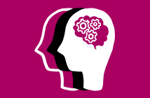 Triple brain and head icon