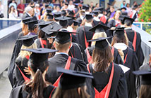 Three graduation students