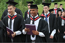 Three graduation students