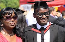 Three graduation students