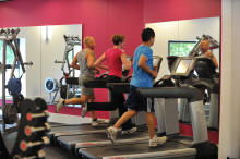 training at the sports centre