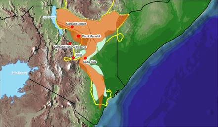Boraana Oromo GIS map