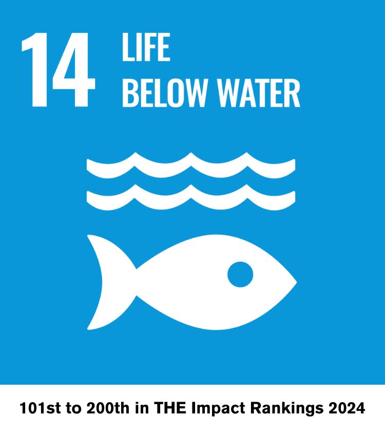 SDG 14 icon for Life Below Water