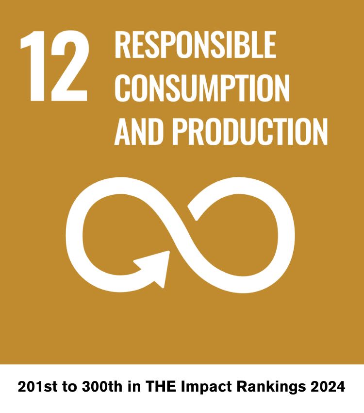 Icon for SDG 12 - Responsible consumption and production