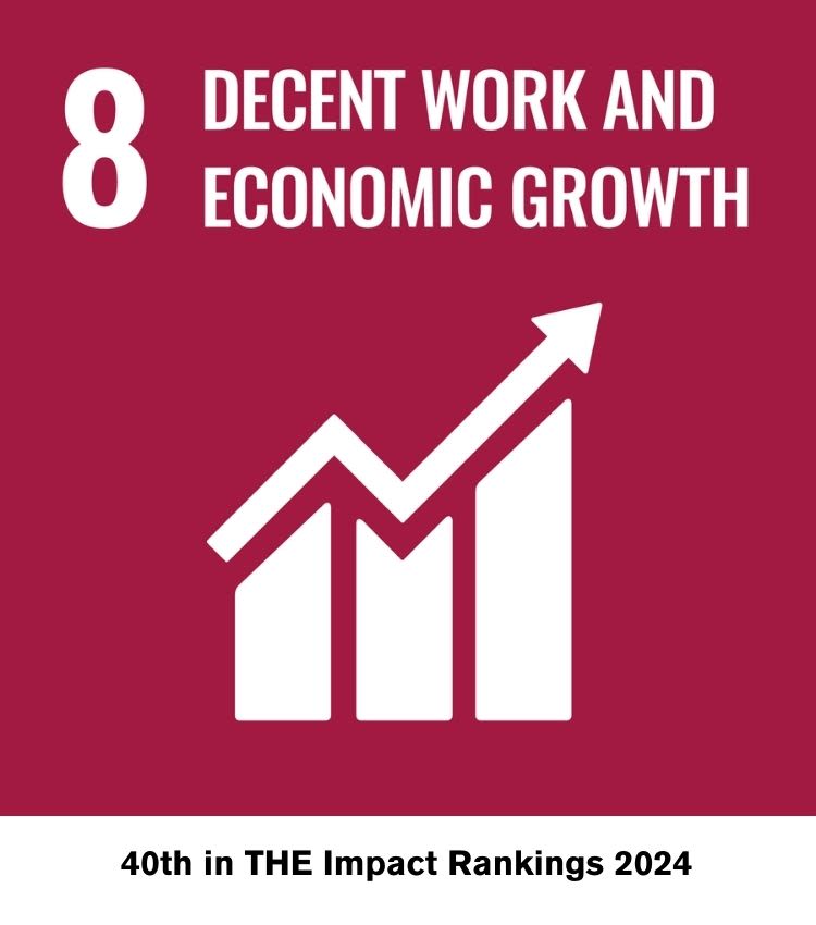 SDG 8 icon - Decent work and economic growth