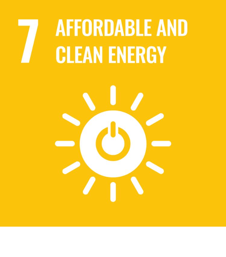 Icon for SDG 7 - Affordable and Clean Energy