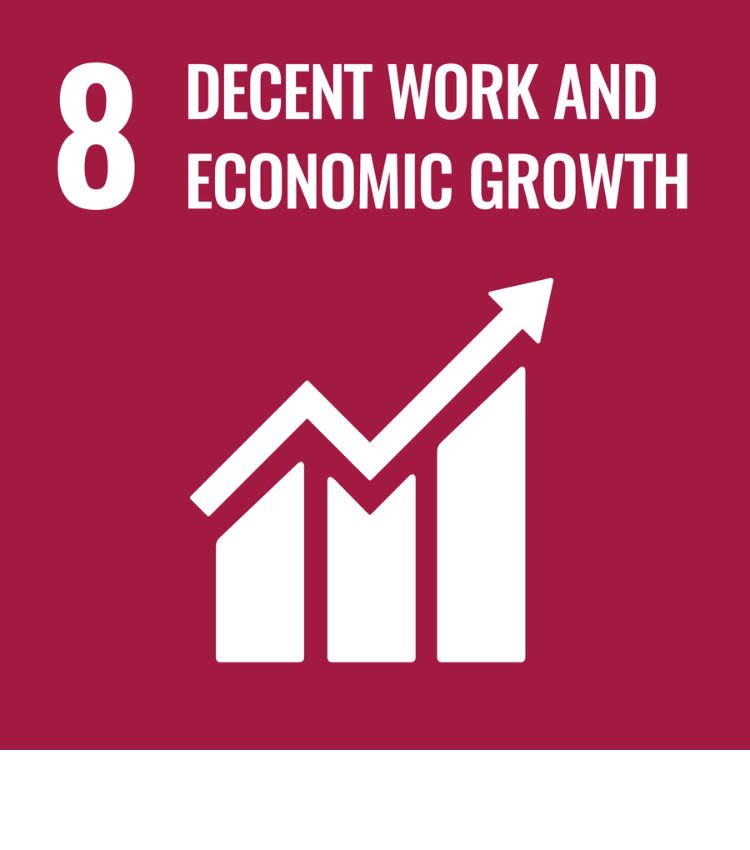 SDG 8 icon - Decent work and economic growth