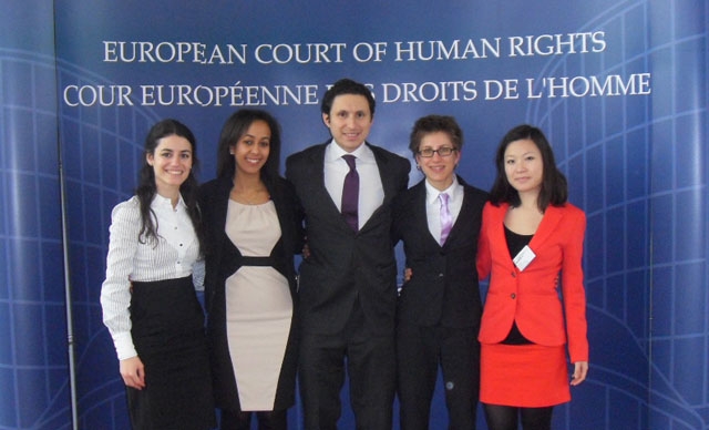 The Essex team at the ELSA European Human Rights Moot Court Competition