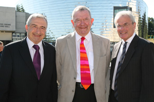 Lord Dyson with Professor Sir Nigel Rodley and Professor Anthony King