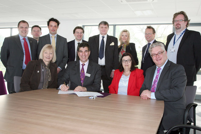 Vice-Chancellor Professor Anthony Forster signs Memorandum of Understanding with our partners