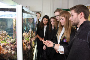 Students visiting the Big Bang Fair at the University of Essex