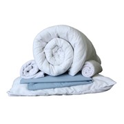 Single bedding pack with towels