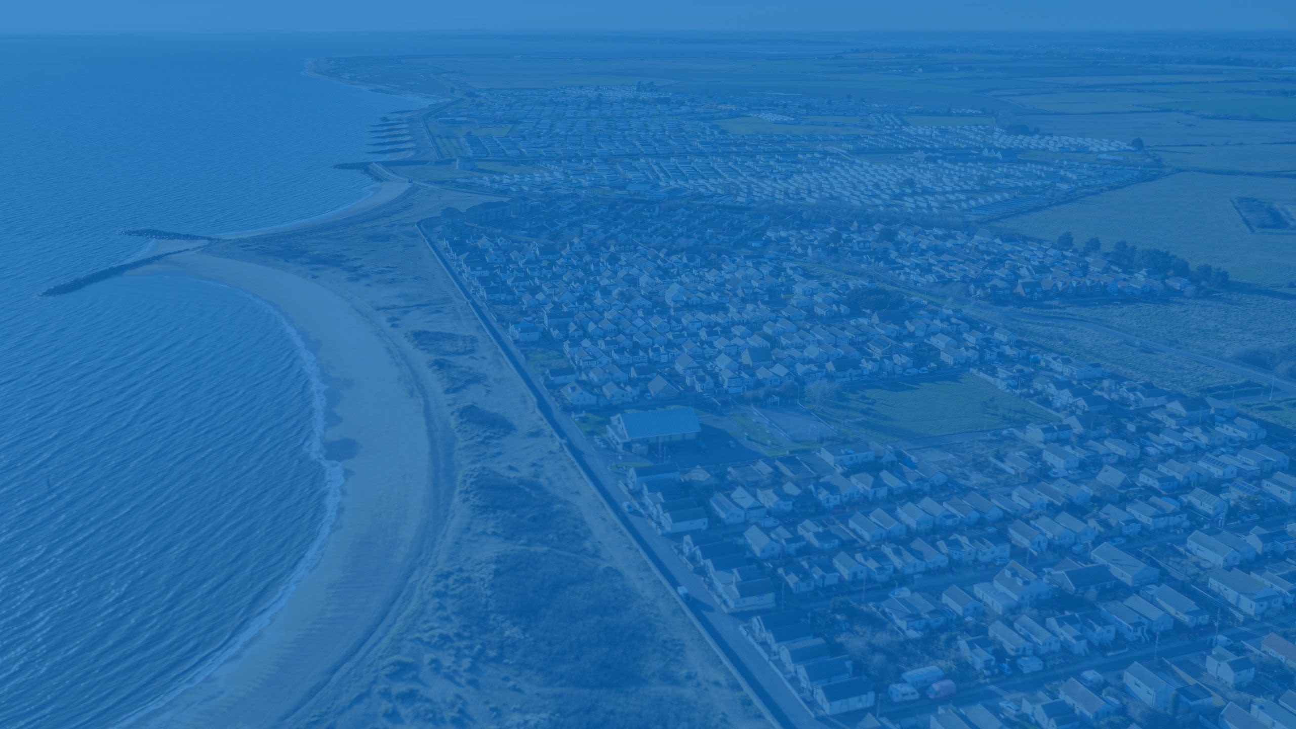 An aerial view of Jaywick in Essex