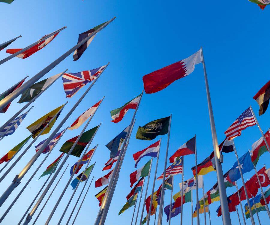 Flags of different countries