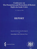 Report of the Conference on the Promotion and Protection of Human Rights in Acute Crisis